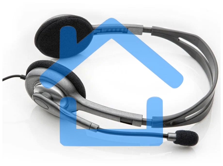 Наушники с микрофоном Logitech Stereo H110 серебристый 1.8м накладные оголовье (981-000459)
