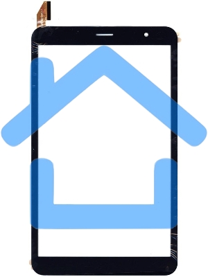 Сенсорное стекло (тачскрин) для Prestigio Grace 3738 3G, черное