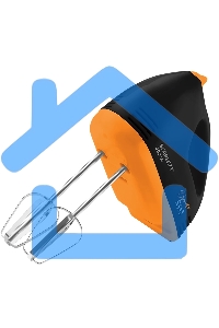 Миксер ручной Scarlett SC-HM40S20 300Вт черный/оранжевый