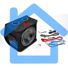 Сабвуфер автомобильный Ural АС-У12А, 300Вт, Серый