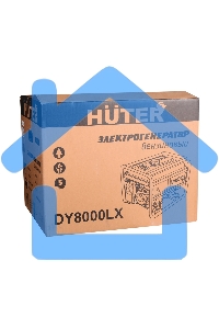 Электрогенератор бензиновый Huter DY8000LX, 7 кВт, 81 дБ, 76 кг