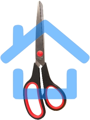 Ножницы Buro Ergo, универсальные, 210мм, ручки с резиновой вставкой