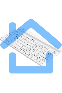 Клавиатура A4Tech Fstyler FBK30 белый USB беспроводная