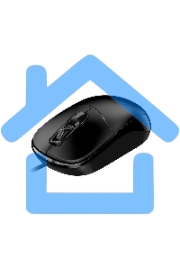 Мышь проводная Genius DX-111 черный, 1200 dpi, USB, кнопки - 3