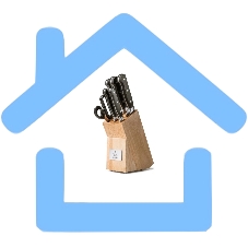 Набор ножей TalleR TR-22009 Лэнгфорд, 7 пр, лезвия ножей сделаны из коррозионностойкой стали 420S45