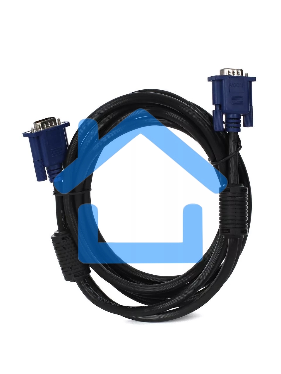 Кабель монитор-SVGA card (15M-15M) 3.0м 2 фильтра VCOM