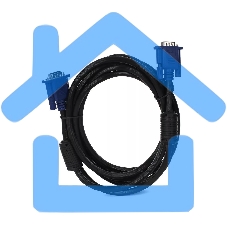 Кабель монитор-SVGA card (15M-15M) 3.0м 2 фильтра VCOM