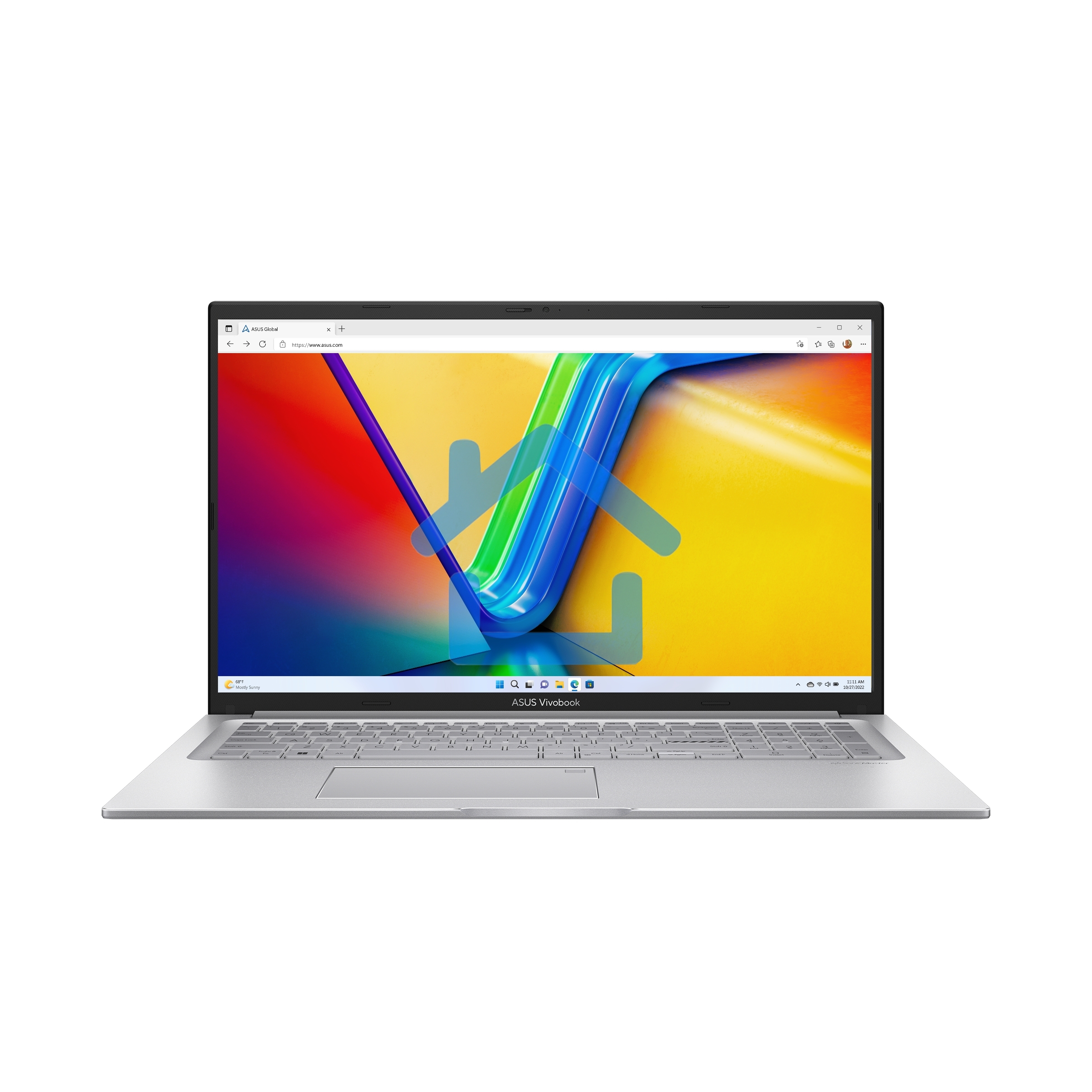 Ноутбук Asus VivoBook 17X X1704VA-AU398 90NB10V1-M00D20 Cool Silver 17.3