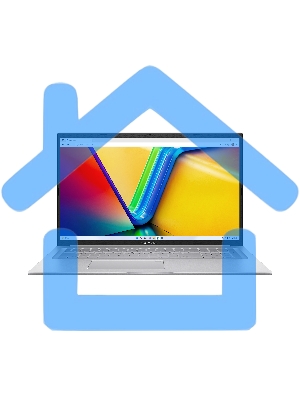 Ноутбук Asus VivoBook 17X X1704VA-AU398 90NB10V1-M00D20 Cool Silver 17.3