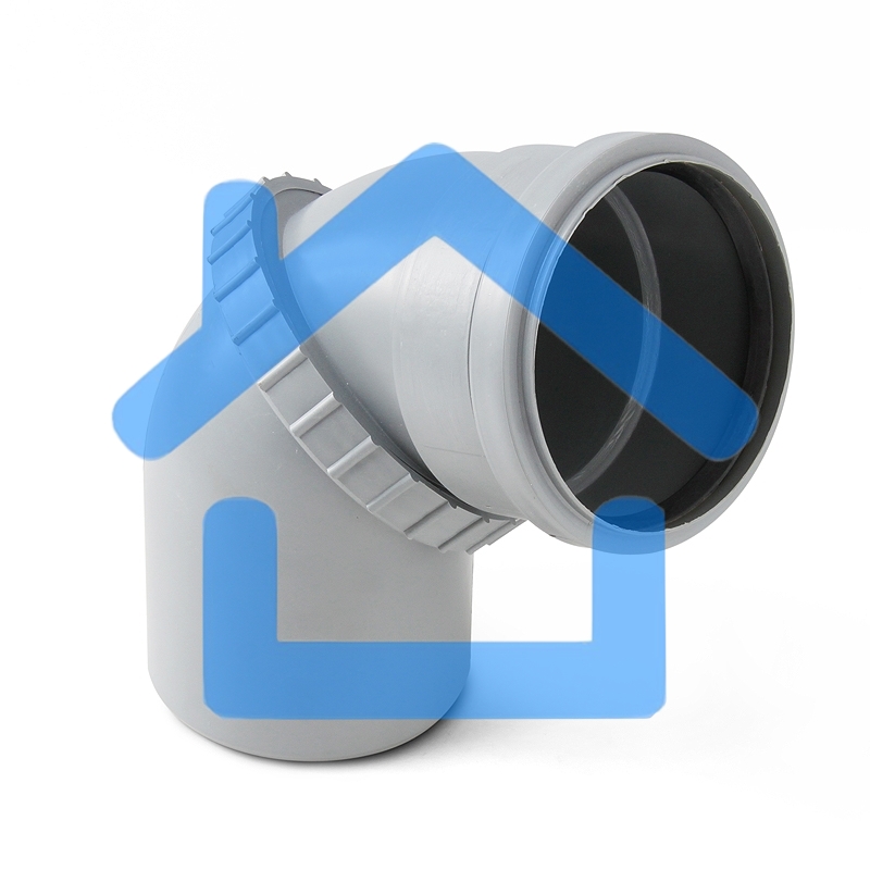 Отвод поворотный универсальный (Полипропилен) Ду110 PRO AQUA 1011087T