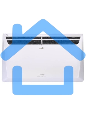 Комплект Ballu Transformer с блоком управления и шасси BEC/EVU-2500-3M белый, 2500 Вт, 30 м2, термостат