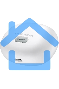 Наушники беспроводные MONSTER N-Lite 206 (MH22193) белые