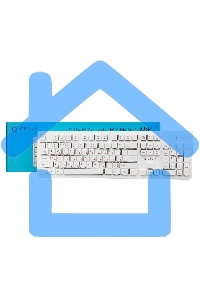 Клавиатура Oklick 505M белый USB slim