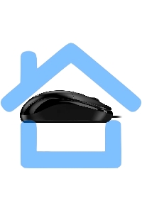 Мышь проводная Genius DX-111 черный, 1200 dpi, USB, кнопки - 3