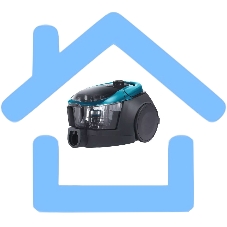 Пылесос Samsung VC18M3140VN/EV зеленый, 380/1800 Вт, уборка сухая, пылесборник контейнер, 2 л