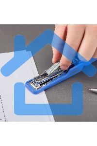 Степлер Deli E0271 Essential N10 (15 листов), ассорти, 50 скоб, закрытый, коробка