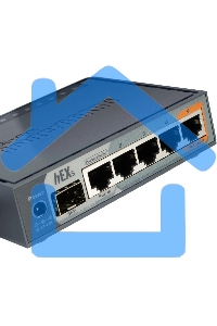 PoE-маршрутизатор MikroTikRB760iGS2 ядра (880 МГц), 5х 1G RJ45, SFP, USB, MicroSD, раздача PoE (HEX S)