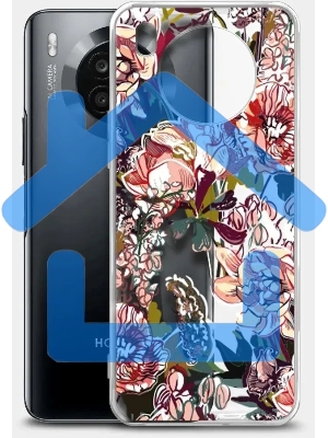 Чехол (клип-кейс) BoraSCO ArtWorks для Honor 50 Lite прозрачный/рисунок