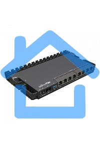 Маршрутизатор Mikrotik RB5009UPr+S+IN,7х 1G RJ45, 2.5G RJ45, 10G SFP+, 1xPoE in, 7x PoE out
