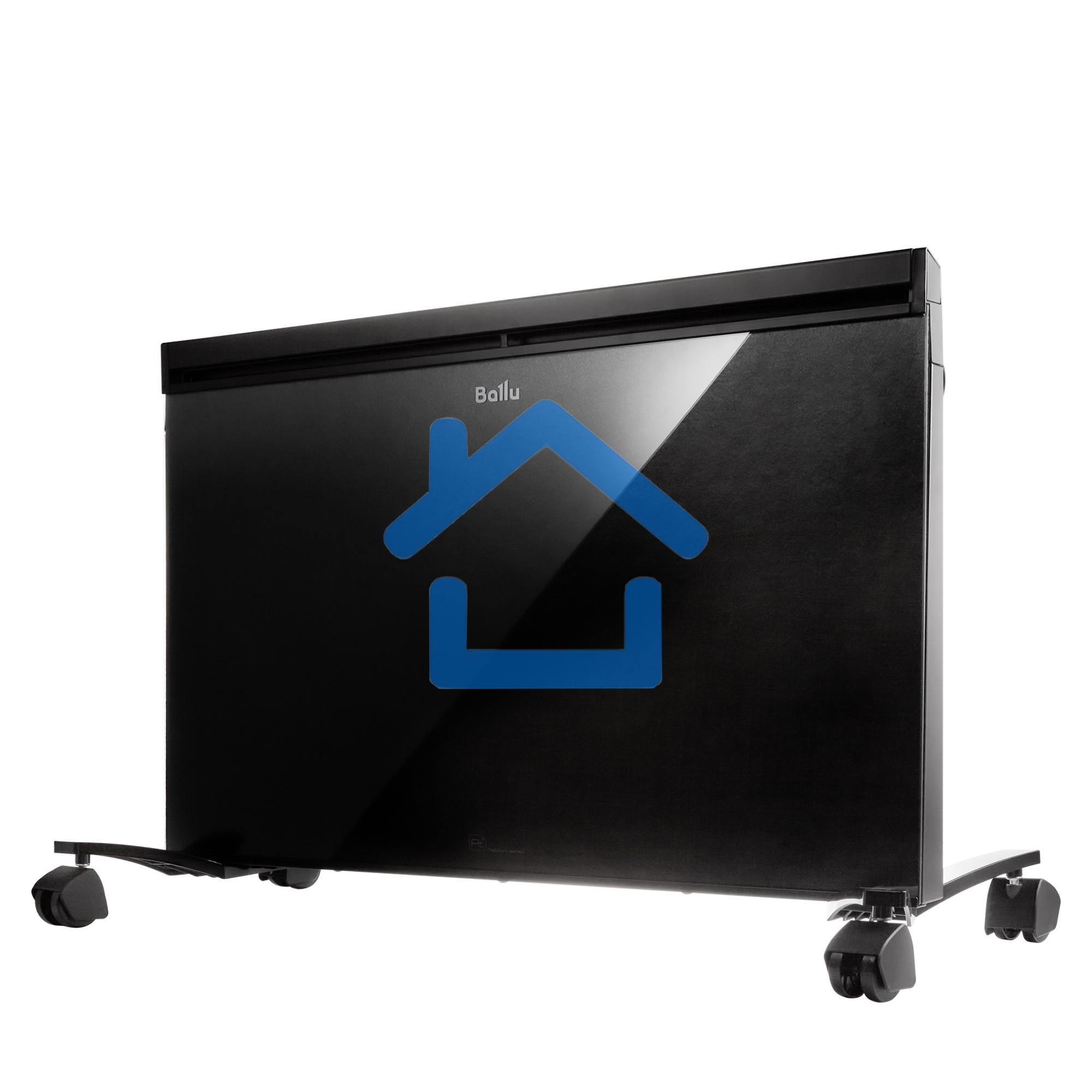 Конвективно-инфракрасный обогреватель Ballu Plaza Solar BIHP/S-2500 черный, 2500 Вт, 25 м2, термостат, дисплей