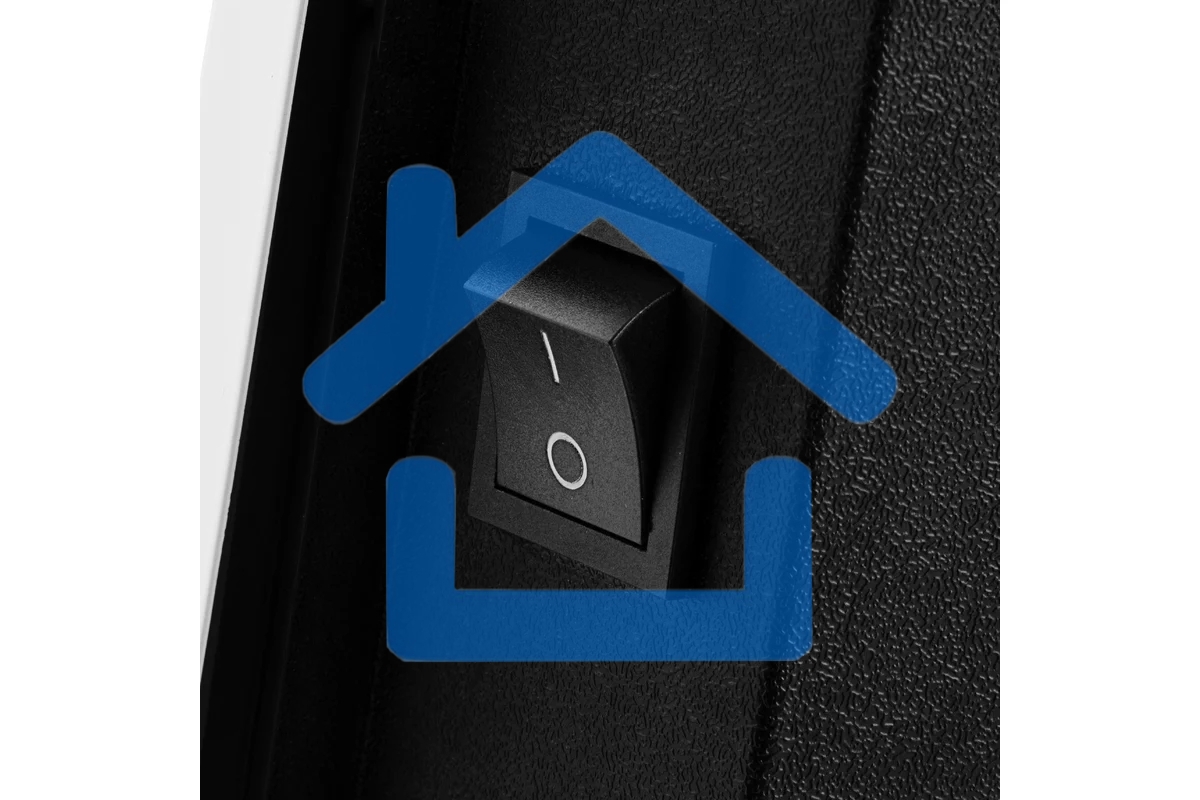 Конвектор гибридный Denzel HybridX-2000 белый, 2000 Вт, 30 м2, термостат, дисплей