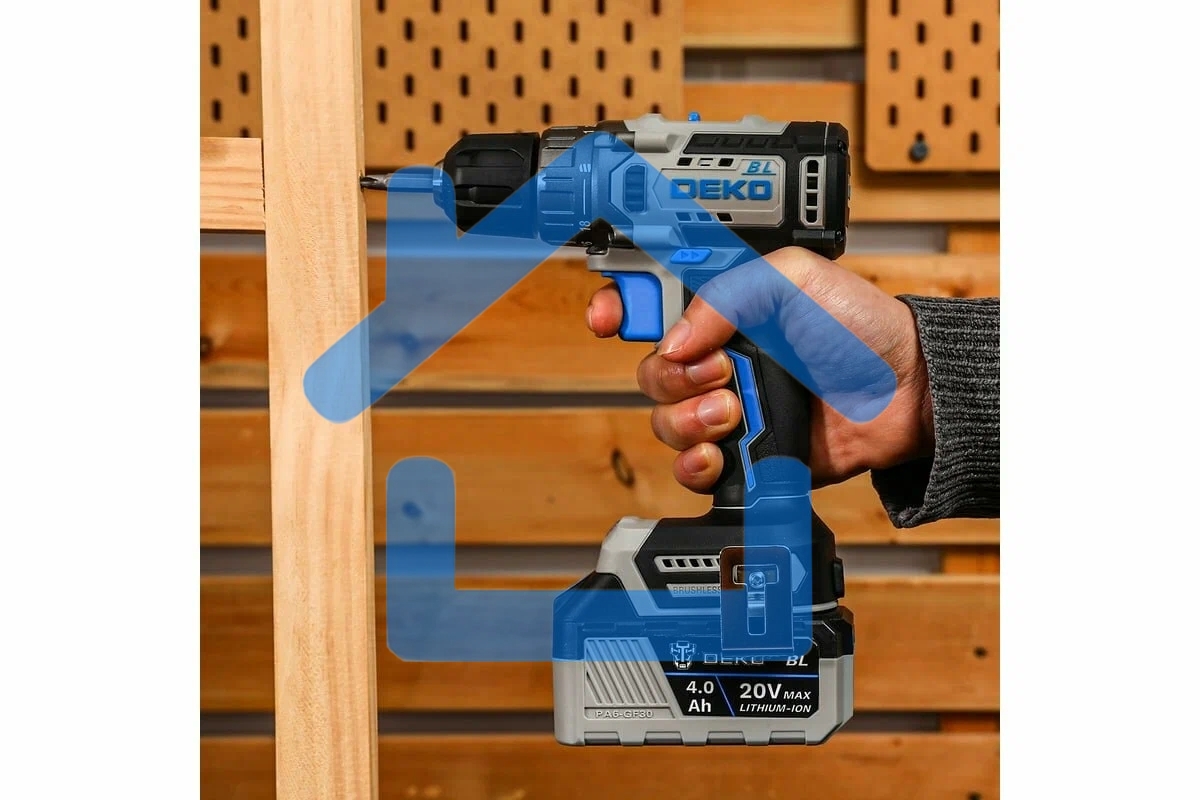 Дрель-шуруповерт Deko Loner 20V One 085-1004, Аккумуляторная, 20В