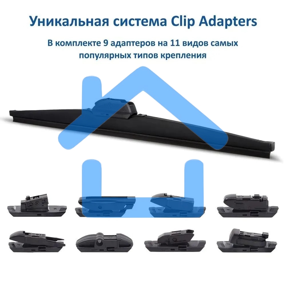 Щетка стеклоочистителя GOODYEAR GY005324 Winter Premium 24''/60 см, 9 переходников