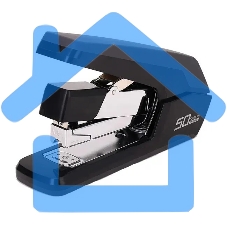 Степлер настольный Deli E0371black Exceed 24/6 26/6 26/8 (50 листов) снижение усилия, черный, 100 скоб, коробка