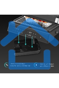 Гриль электрический Zigmund & Shtain ZEG-933 черный, 2000 Вт