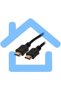 Кабель HDMI C-HM-HM-1M Wize 1 м., v.2.0, 19M/19M, позол.разъемы, экран, черный, пакет