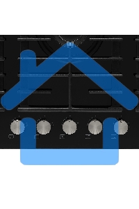 Газовая варочная панель Krona HAGEL 90 BL W FC