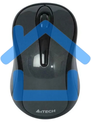 Мышь беспроводная A4Tech G3-280A серый/черный, 1200 dpi, радиоканал, USB, кнопки - 3