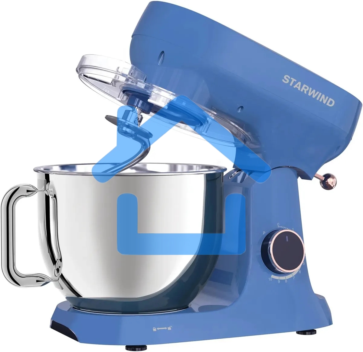 Миксер планетарный Starwind SPM4172 1800Вт васильковый