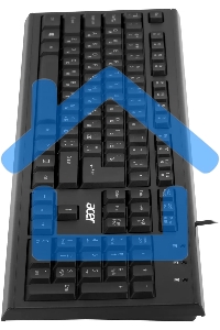 Клавиатура Acer OKW120 проводная, USB, черный