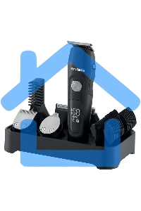 Машинка для стрижки Hyundai H-HC7120 черный/серебристый 5Вт (насадок в компл:10шт)