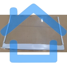 Полка стеклянная 495 х 338 х 4 с обрамлением нижняя (для холодильников с нижней МК, кроме R-290; R-296) Полка стеклянная 495 х 338 х 4 с обрамлением нижняя (для холодильников с нижней МК, кроме R-290; R-296)