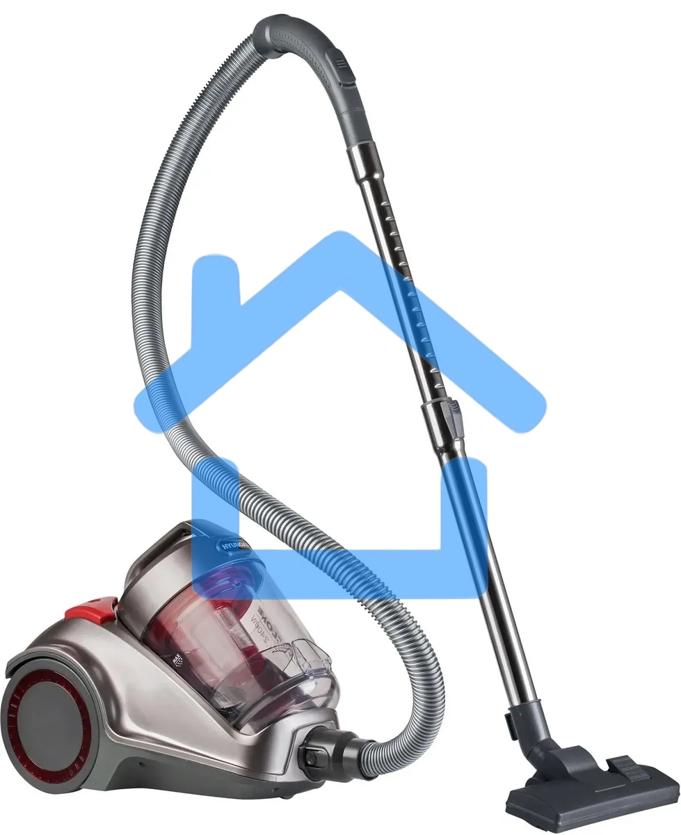 Пылесос Hyundai HYV-C4500 темно-серый, 380/2400 Вт, уборка сухая, пылесборник контейнер 3.5 л