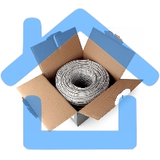 Кабель Cablexpert, UTP5e, 4 пары, 0.51 мм, CCA, однож., 305 м, серый