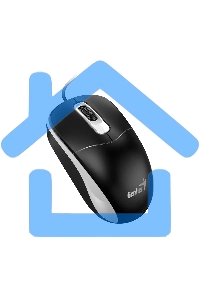 Мышь проводная Genius DX-111 черно-серый, 1200 dpi, USB, кнопки - 3