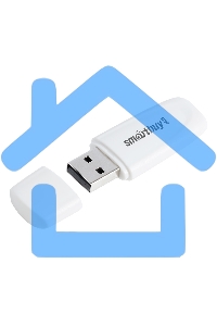 Флешка USB Smartbuy R/W Scout White (SB004 Gb2SCW), 4 Gb, USB 2.0, R/W 10/7, белый