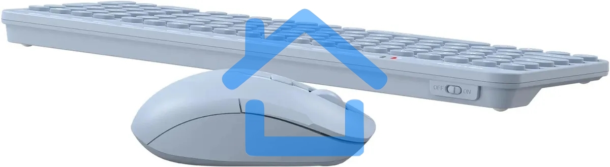 Клавиатура + мышь A4Tech Fstyler FG3300 Air2 клав:синий мышь:синий USB беспроводная slim Multimedia