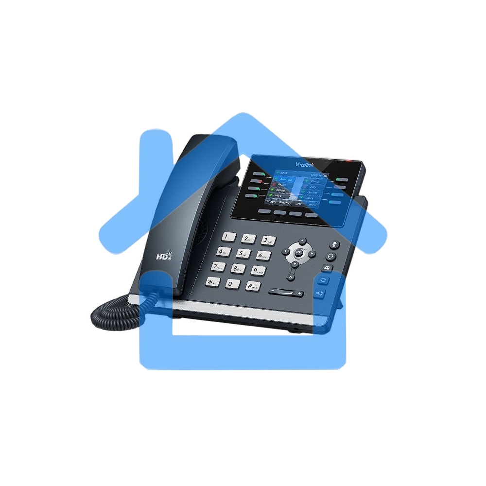 Телефон IP Yealink SIP-T44U черный