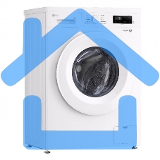 Стиральная машина LG F2Y1NS3W белый, загрузка фронтальная 6 кг, 1200 об/мин., класс: А