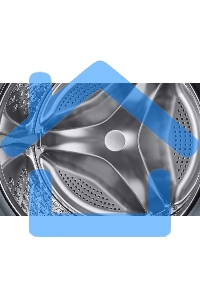 Стиральная машина Samsung WW11CGC04CAELP белый/черный, загрузка фронтальная 11кг, 1400 об/мин, класс: A