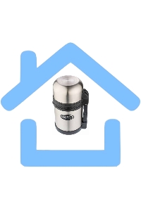 Термос BIOSTAL NG800-1 0.8 л, универс, ручка, рем. для переноски, крышка-чашка и доп. пласт. чашка.