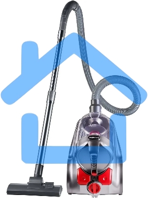 Пылесос Hyundai HYV-C4500 темно-серый, 380/2400 Вт, уборка сухая, пылесборник контейнер 3.5 л