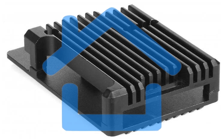 Корпус Qumo Aluminum case without fan, Raspberry Pi 3, black(RS023)