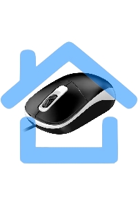 Мышь проводная Genius DX-111 черно-серый, 1200 dpi, USB, кнопки - 3