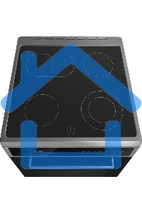 Плита электрическая Maunfeld MEC611CS10TD серебристый, конфорок 4 шт, духовка 59 л, 60 см x 85 см x 63 см