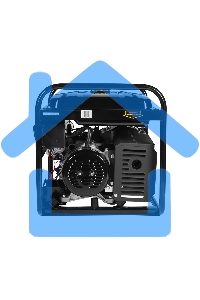 Электрогенератор бензиновый Huter DY8000LX, 7 кВт, 81 дБ, 76 кг